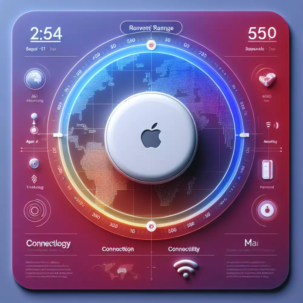 apple airtag dosah