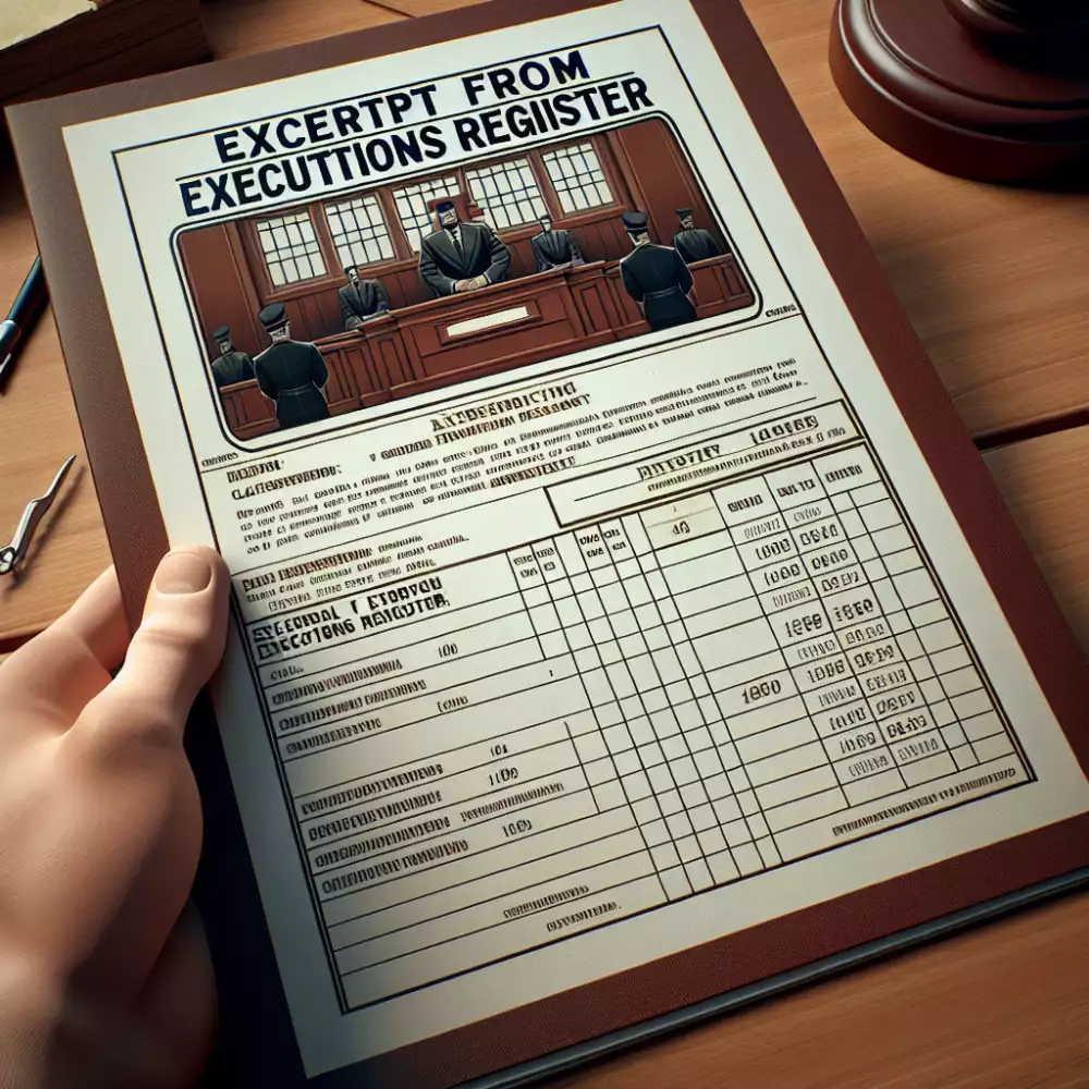 výpis z registru exekucí